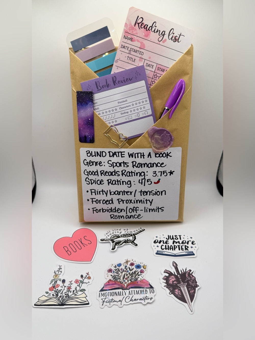 Blind Date With A Book #17 - Sports Romance Book & Accessories